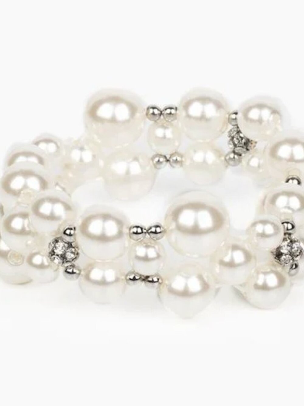 Paparazzi Her Serene Highness White Bracelet